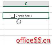 Excel 中如何一次插入多个复选框